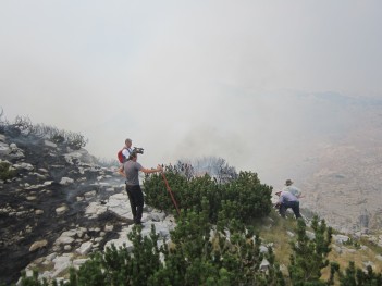 2012: Požar na platou Prenja - Fire on Mt Prenj plateau